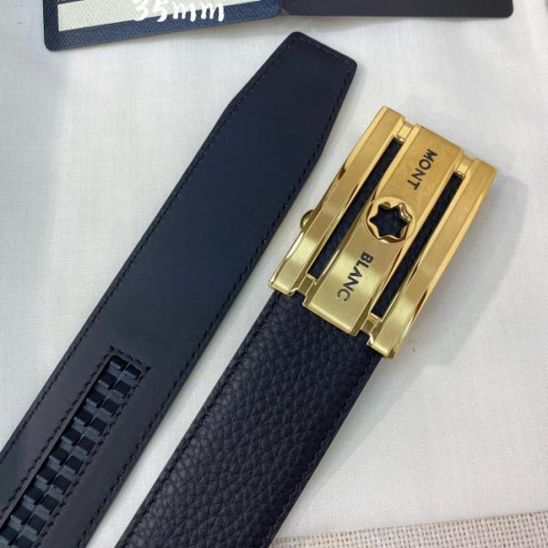 replica,repliche,fake,1:1,earrings,bracelet,ring,jewelry Cintura da uomo Montblanc larghezza 34MM