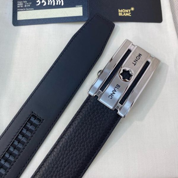 replica,repliche,fake,1:1,earrings,bracelet,ring,jewelry Cintura da uomo Montblanc larghezza 34MM