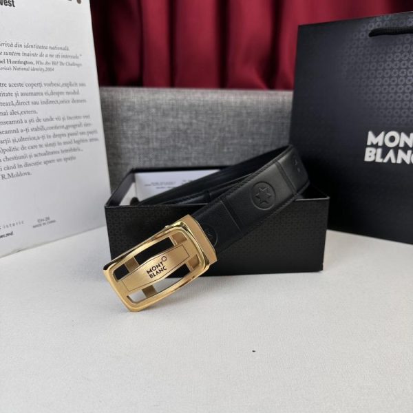 replica,repliche,fake,1:1,earrings,bracelet,ring,jewelry Cintura Montblanc nuova da uomo larga 3,5 cm