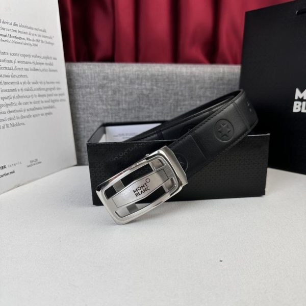 replica,repliche,fake,1:1,earrings,bracelet,ring,jewelry Cintura Montblanc nuova da uomo larga 3,5 cm