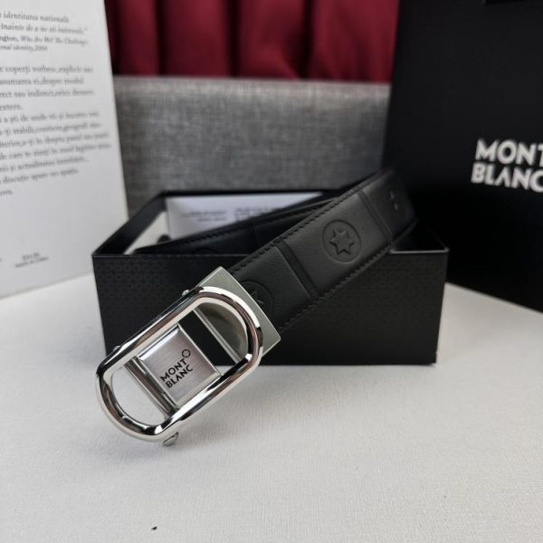 replica,repliche,fake,1:1,earrings,bracelet,ring,jewelry Cintura Montblanc nuova da uomo larga 3,5 cm