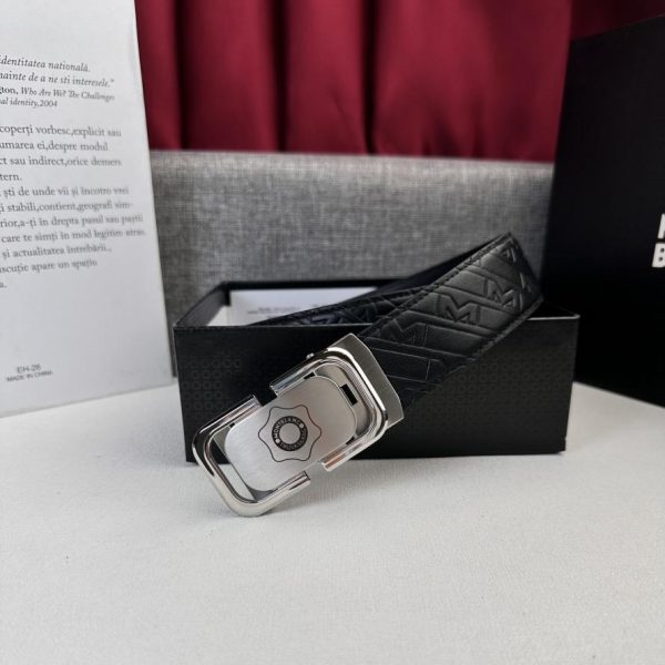 replica,repliche,fake,1:1,earrings,bracelet,ring,jewelry Cintura Montblanc nuova da uomo larga 3,5 cm