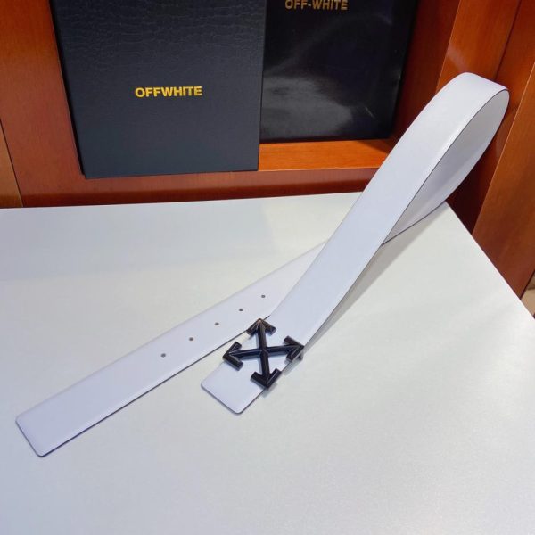 replica,repliche,fake,1:1,earrings,bracelet,ring,jewelry Cintura di fascia alta Off-White larghezza 4,0 cm