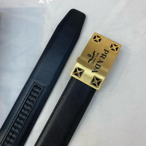 replica,repliche,fake,1:1,earrings,bracelet,ring,jewelry Cintura PRADA da uomo larghezza 34MM