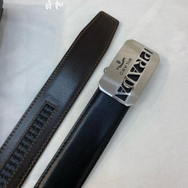 replica,repliche,fake,1:1,earrings,bracelet,ring,jewelry Cintura PRADA da uomo larghezza 34MM