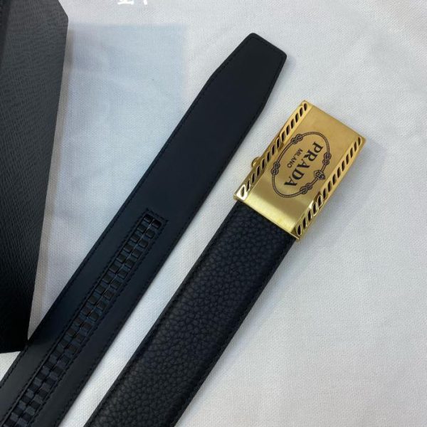 replica,repliche,fake,1:1,earrings,bracelet,ring,jewelry Cintura PRADA da uomo larghezza 34MM