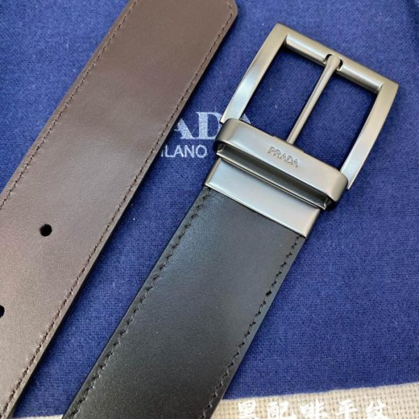 replica,repliche,fake,1:1,earrings,bracelet,ring,jewelry Cintura PRADA double face larga 3,4 cm