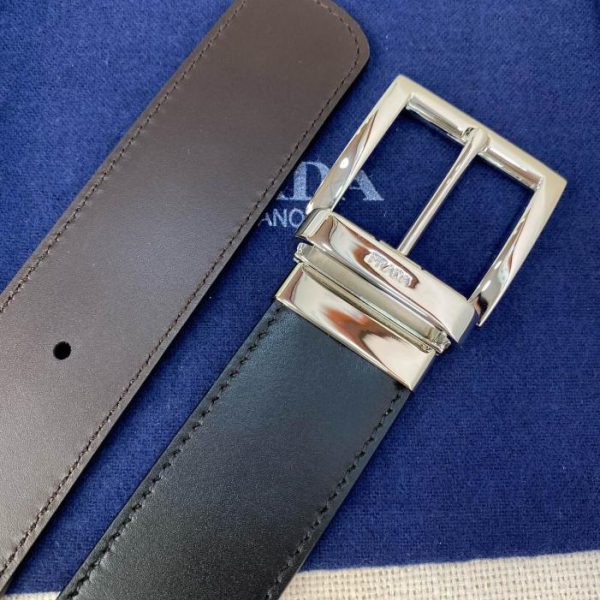 replica,repliche,fake,1:1,earrings,bracelet,ring,jewelry Cintura PRADA double face larga 3,4 cm