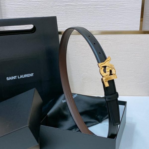 Saint Laurent Reversibile 2,4 cm