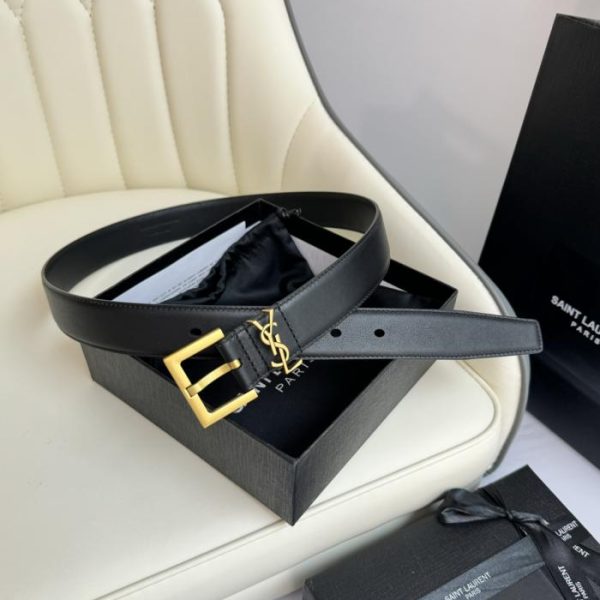 Cintura da donna Saint Laurent larghezza 2,0 cm