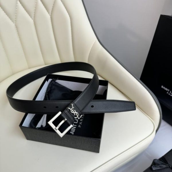 Cintura da donna Saint Laurent larghezza 2,0 cm