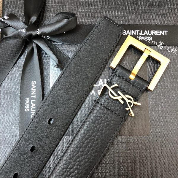 Cintura YSL in ciottoli 3,0 cm