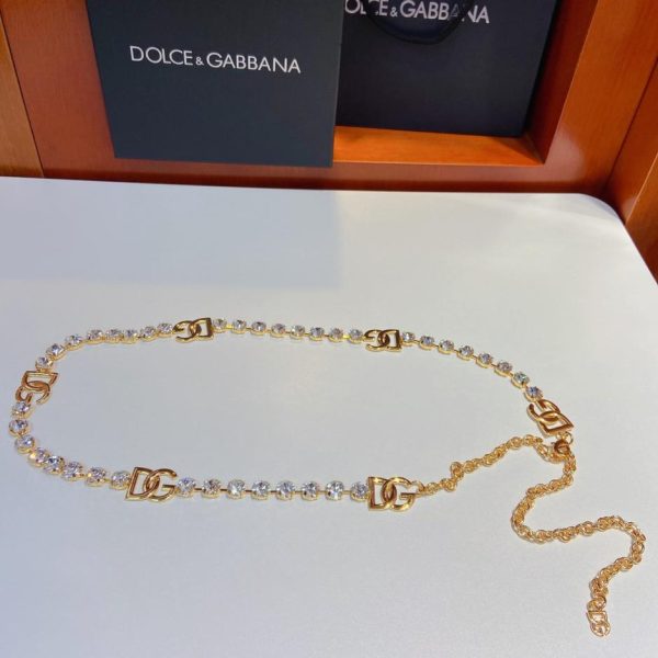 replica,repliche,fake,1:1,earrings,bracelet,ring,jewelry Cintura D&G con strass