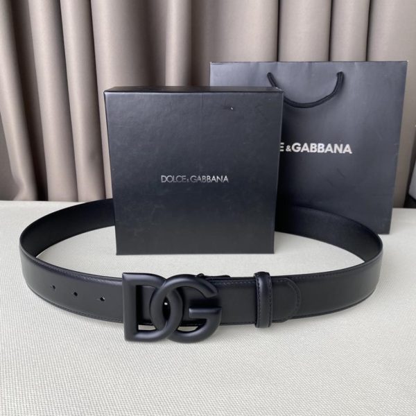 replica,repliche,fake,1:1,earrings,bracelet,ring,jewelry Cintura D&G con fibbia classica a lettera, larghezza 3,8 cm