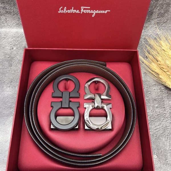 replica,repliche,fake,1:1,earrings,bracelet,ring,jewelry Cintura Ferragamo serie doppia fibbia