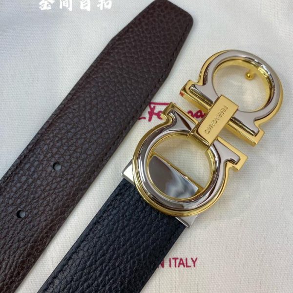 replica,repliche,fake,1:1,earrings,bracelet,ring,jewelry Cintura da uomo Ferragamo 3,5 cm