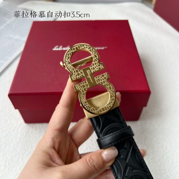replica,repliche,fake,1:1,earrings,bracelet,ring,jewelry Cintura da uomo Ferragamo 3,5 cm