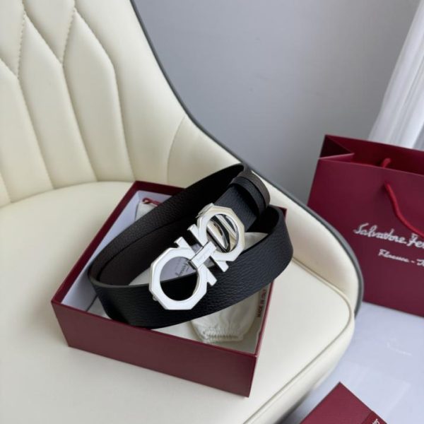 replica,repliche,fake,1:1,earrings,bracelet,ring,jewelry Ferragamo bifacciale originale larghezza 3,5 cm