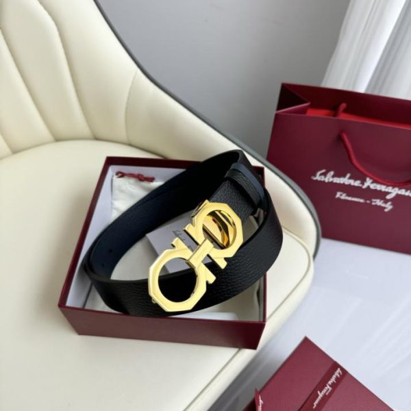 replica,repliche,fake,1:1,earrings,bracelet,ring,jewelry Ferragamo bifacciale originale larghezza 3,5 cm