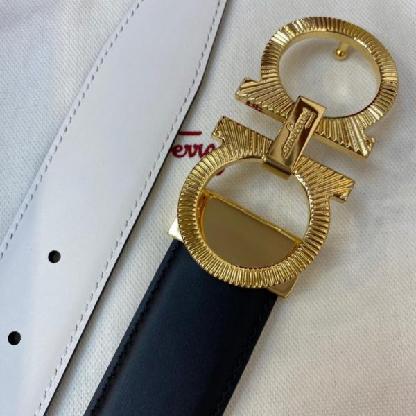 replica,repliche,fake,1:1,earrings,bracelet,ring,jewelry Cintura da uomo Ferragamo NFC 3,5 cm