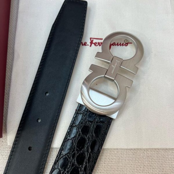replica,repliche,fake,1:1,earrings,bracelet,ring,jewelry Cintura da uomo Ferragamo NFC 3,5 cm
