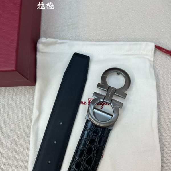 replica,repliche,fake,1:1,earrings,bracelet,ring,jewelry Cintura da uomo Ferragamo NFC 3,5 cm