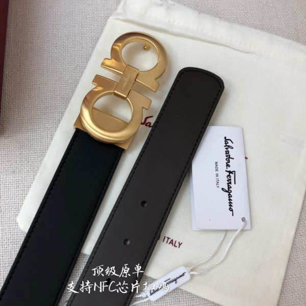 replica,repliche,fake,1:1,earrings,bracelet,ring,jewelry Cintura da uomo Ferragamo NFC 3,5 cm