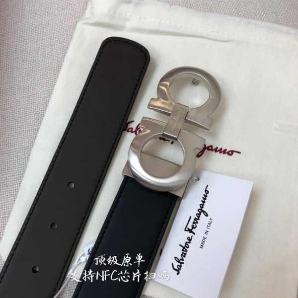 replica,repliche,fake,1:1,earrings,bracelet,ring,jewelry Cintura da uomo Ferragamo NFC 3,5 cm