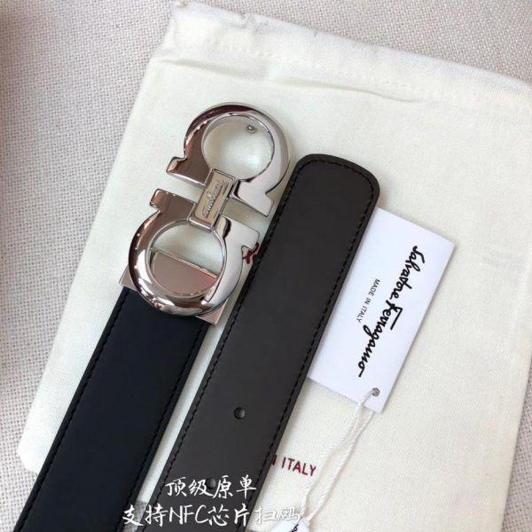 replica,repliche,fake,1:1,earrings,bracelet,ring,jewelry Cintura da uomo Ferragamo NFC 3,5 cm