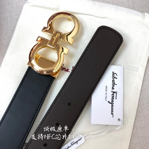 replica,repliche,fake,1:1,earrings,bracelet,ring,jewelry Cintura da uomo Ferragamo NFC 3,5 cm