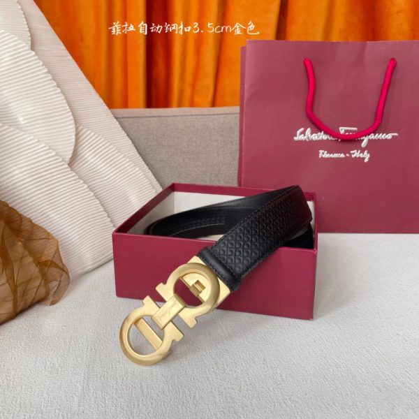 replica,repliche,fake,1:1,earrings,bracelet,ring,jewelry Ferragamo importato pelle di vitello larghezza 3,5 cm