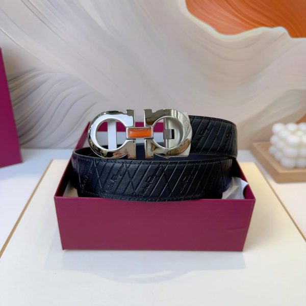 replica,repliche,fake,1:1,earrings,bracelet,ring,jewelry Ferragamo importato pelle di vitello larghezza 3,5 cm
