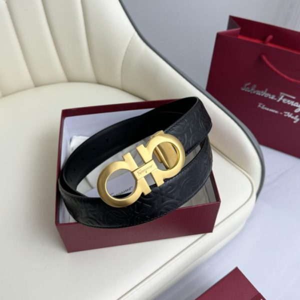 replica,repliche,fake,1:1,earrings,bracelet,ring,jewelry Ferragamo doppia larghezza 3,5 cm