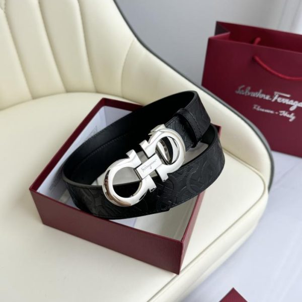 replica,repliche,fake,1:1,earrings,bracelet,ring,jewelry Ferragamo doppia larghezza 3,5 cm