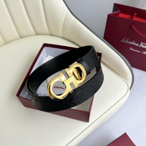 replica,repliche,fake,1:1,earrings,bracelet,ring,jewelry Ferragamo doppia larghezza 3,5 cm