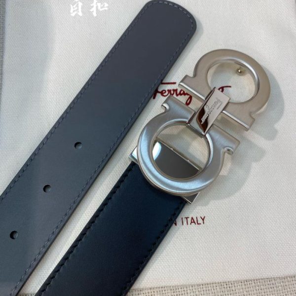 replica,repliche,fake,1:1,earrings,bracelet,ring,jewelry Cintura da uomo Ferragamo NFC 3,5 cm