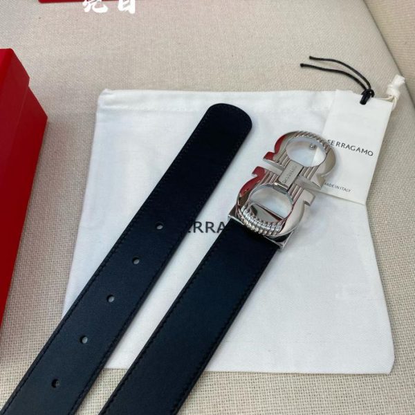 replica,repliche,fake,1:1,earrings,bracelet,ring,jewelry Cintura da uomo Ferragamo 3,5 cm