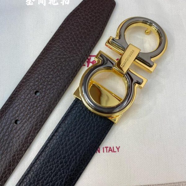 replica,repliche,fake,1:1,earrings,bracelet,ring,jewelry Cintura da uomo Ferragamo 3,5 cm