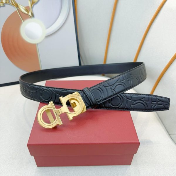 replica,repliche,fake,1:1,earrings,bracelet,ring,jewelry Larghezza pelle di vitello Ferragamo-3,5 cm