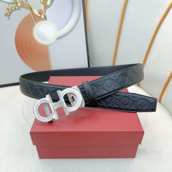 replica,repliche,fake,1:1,earrings,bracelet,ring,jewelry Larghezza pelle di vitello Ferragamo-3,5 cm