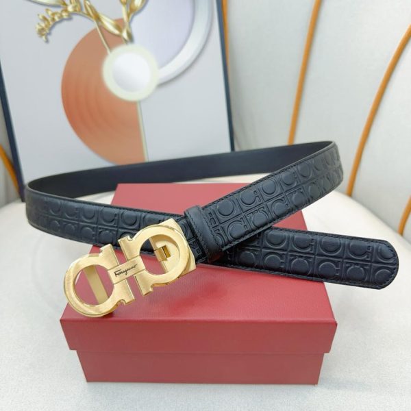 replica,repliche,fake,1:1,earrings,bracelet,ring,jewelry Larghezza pelle di vitello Ferragamo-3,5 cm