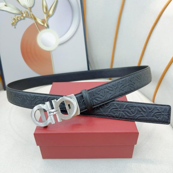 replica,repliche,fake,1:1,earrings,bracelet,ring,jewelry Larghezza pelle di vitello Ferragamo-3,5 cm