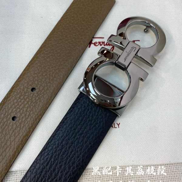 replica,repliche,fake,1:1,earrings,bracelet,ring,jewelry Cintura da uomo Ferragamo NFC 3,5 cm
