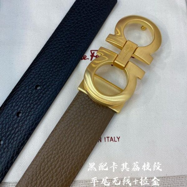 replica,repliche,fake,1:1,earrings,bracelet,ring,jewelry Cintura da uomo Ferragamo NFC 3,5 cm