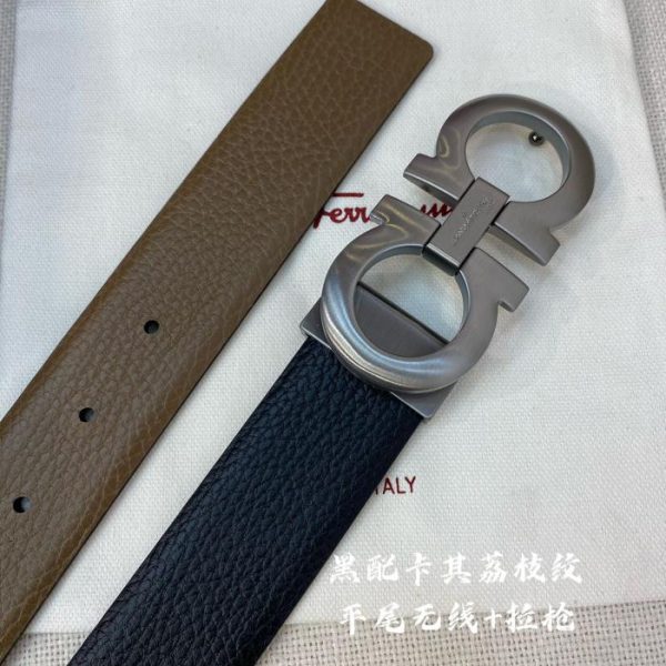 replica,repliche,fake,1:1,earrings,bracelet,ring,jewelry Cintura da uomo Ferragamo NFC 3,5 cm