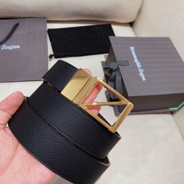 replica,repliche,fake,1:1,earrings,bracelet,ring,jewelry Cintura da uomo Zegna (NFC) da 3,5 cm