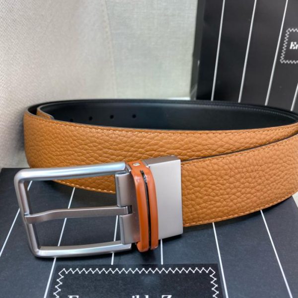 replica,repliche,fake,1:1,earrings,bracelet,ring,jewelry Cintura Zegna da uomo – Larghezza 35MM