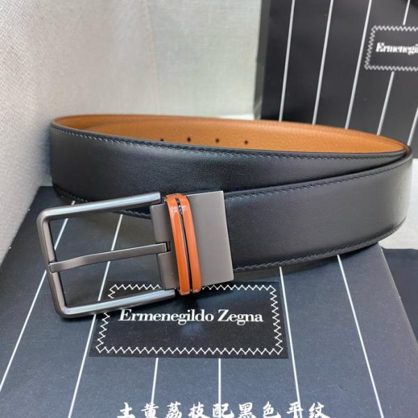 replica,repliche,fake,1:1,earrings,bracelet,ring,jewelry Cintura Zegna da uomo – Larghezza 35MM