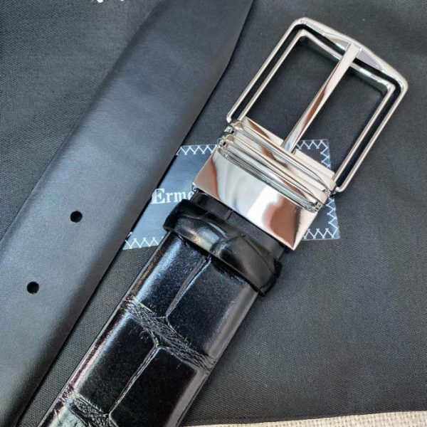 replica,repliche,fake,1:1,earrings,bracelet,ring,jewelry Cintura Zegna da uomo – Larghezza 35MM