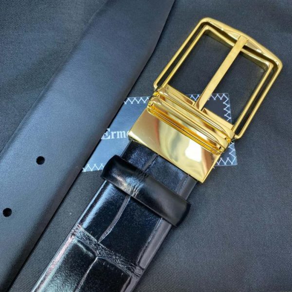 replica,repliche,fake,1:1,earrings,bracelet,ring,jewelry Cintura Zegna da uomo – Larghezza 35MM